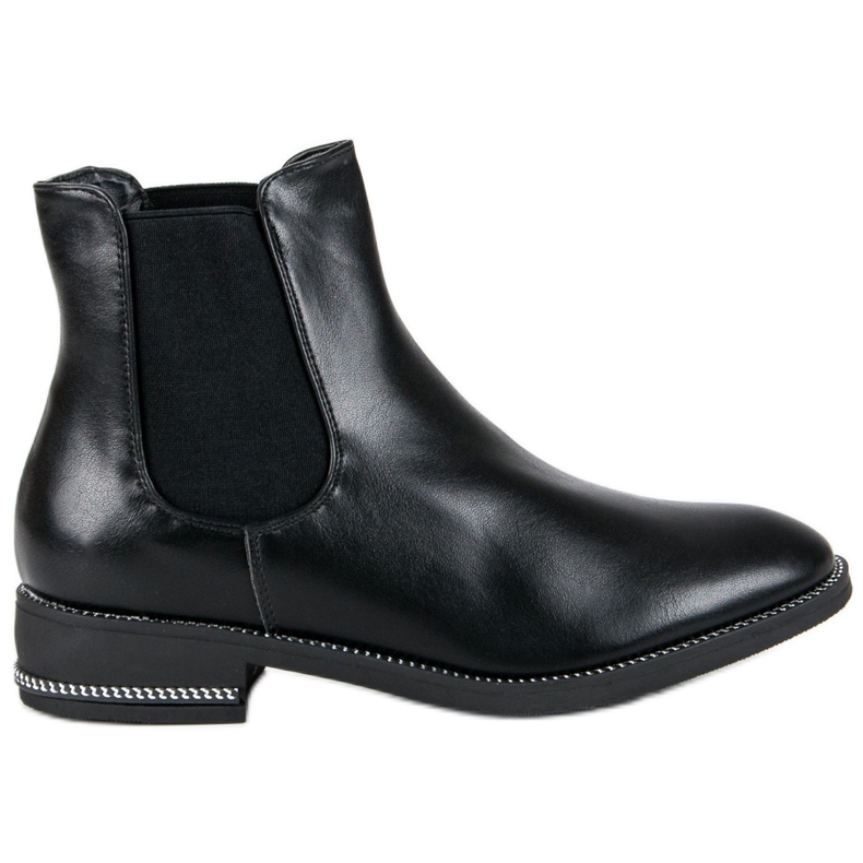 Seastar Schwarze Chelsea-Stiefel