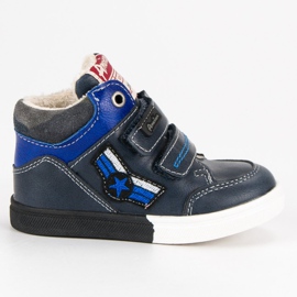 American Club Amerikanische Stiefeletten blau