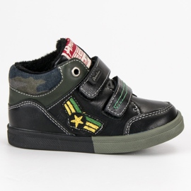 American Club Amerikanische Stiefeletten schwarz