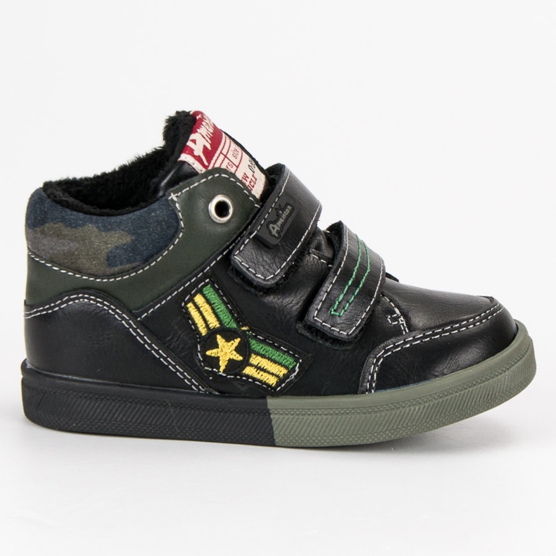 American Club Amerikanische Stiefeletten schwarz
