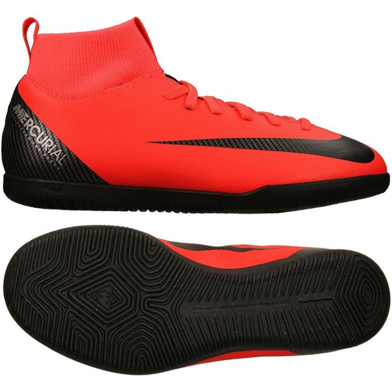 Nike Mercurial Superflyx 6 Hallenschuh rot