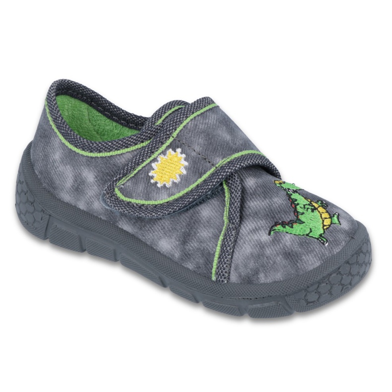 Befado Kinderschuhe 557P044 grau grün
