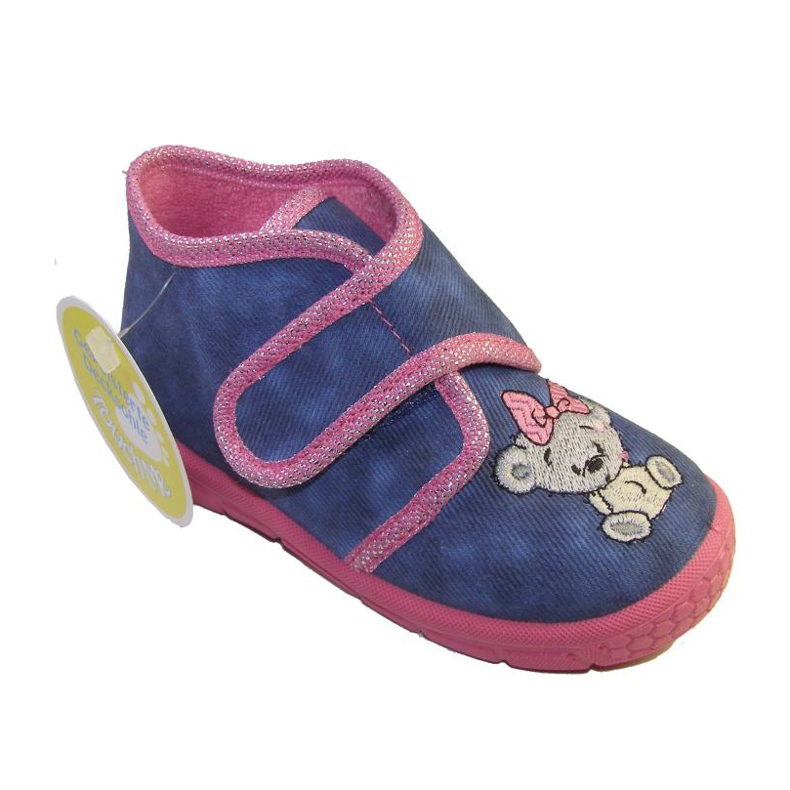 Befado Kinderschuhe 529P064 blau rosa