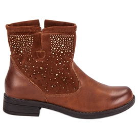 Mannika Braune Slipper