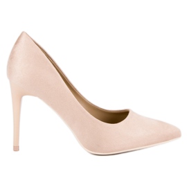 Wildleder-Absätze braun