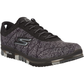 Skechers Go Flex Fähigkeit 14011-BKGY schwarz grau