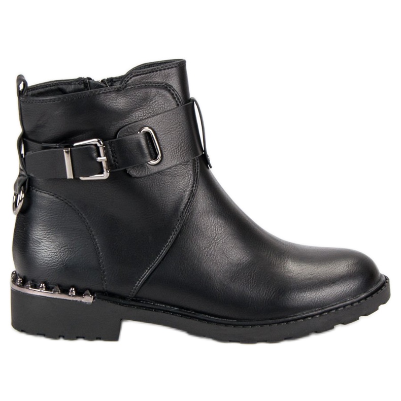 Groto Gogo Bequeme Arbeiterstiefel schwarz