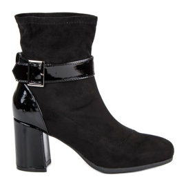 Kylie Elegante Stiefel mit hohen Absätzen schwarz