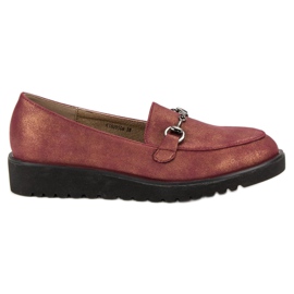 Kylie Stylische Loafer rot