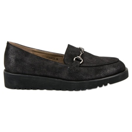 Kylie Stylische Loafer schwarz