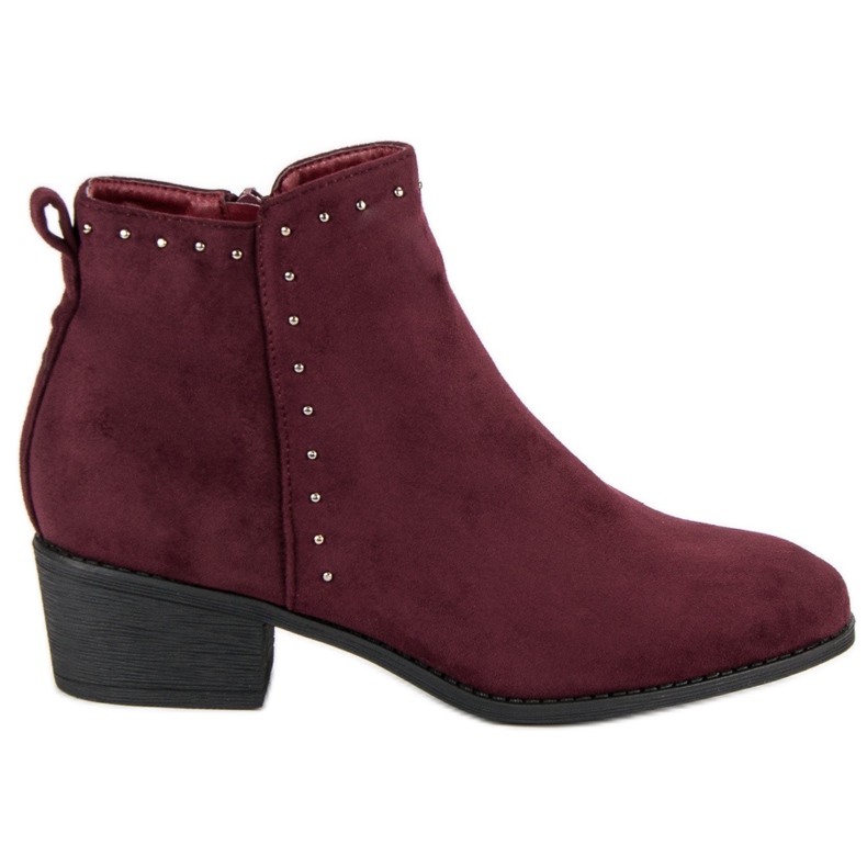 Nio Nio Burgunder Stiefel rot