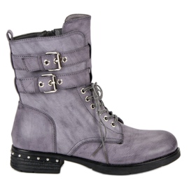 Super Me Bequeme Stiefel blau