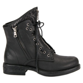 Bestelle Rock Boots Arbeit schwarz