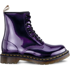 Dr. Martens Vegan 1460 Chrome Dark Purple Chromlack Metallic violett