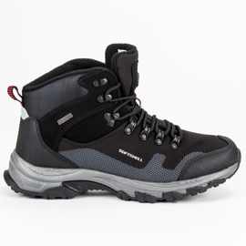 American Club Amerikanische Softshell Trapper schwarz