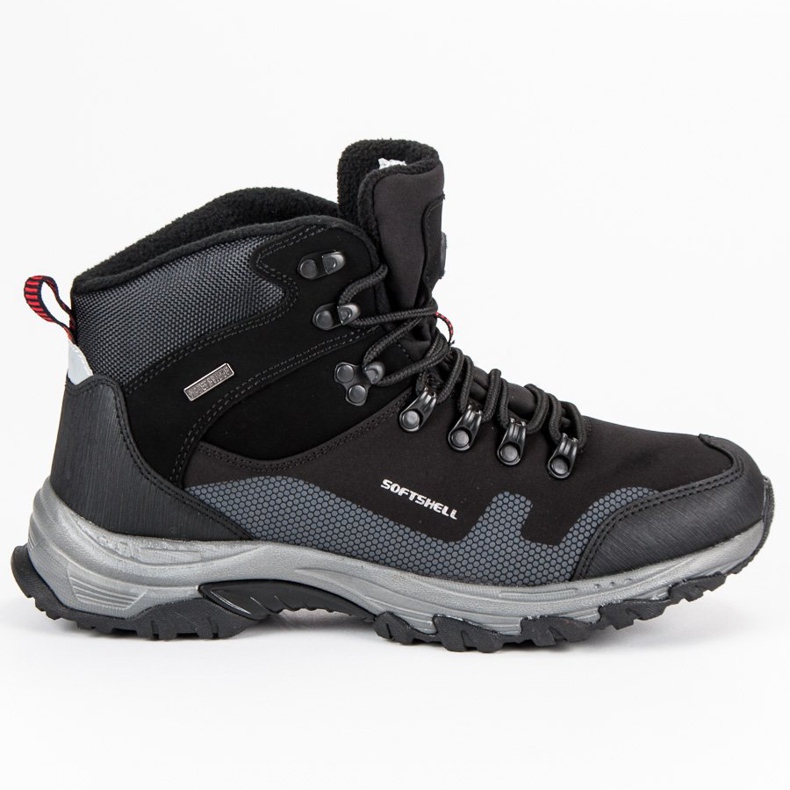 American Club Amerikanische Softshell Trapper schwarz