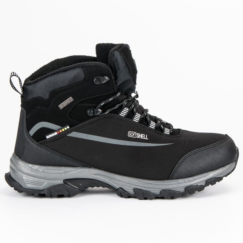 American Club Amerikanische Softshell-Trimmer schwarz