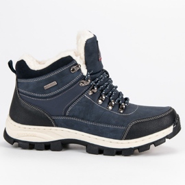 Arrigo Bello Traperki mit Schaffell blau