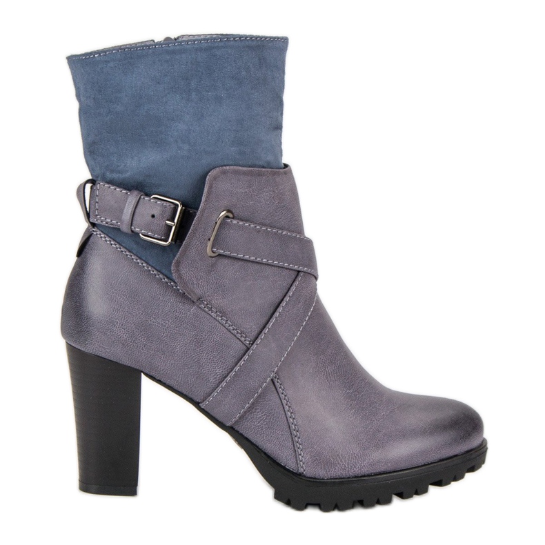 Sixth Sense Modische Stiefel auf der Post grau