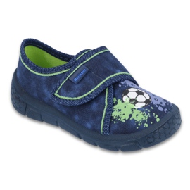 Befado Kinderschuhe Honig pu 557P088 navy blau