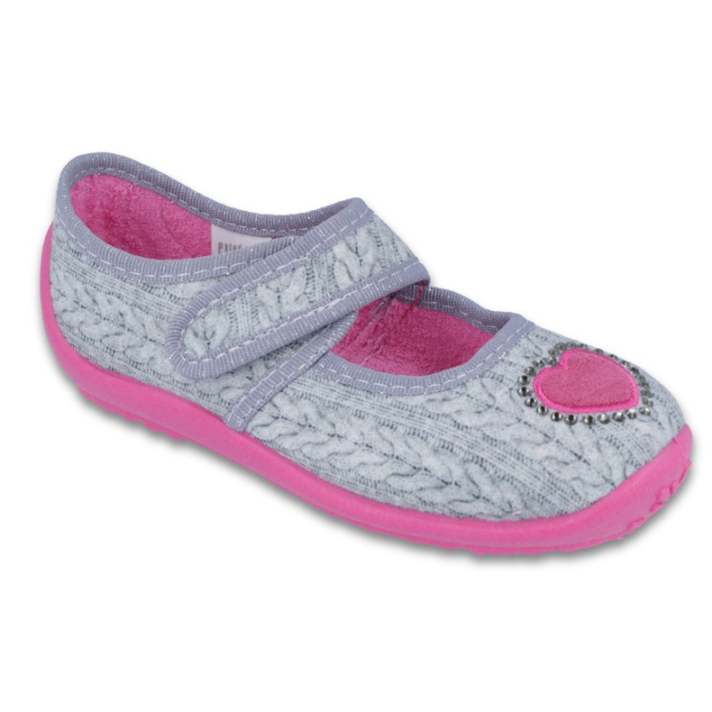 Befado Kinderschuhe 945Y326 grau rosa