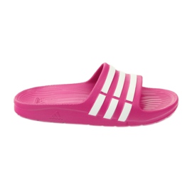Adidas Duramo Slide K Jr G06797 Hausschuhe weiß rosa