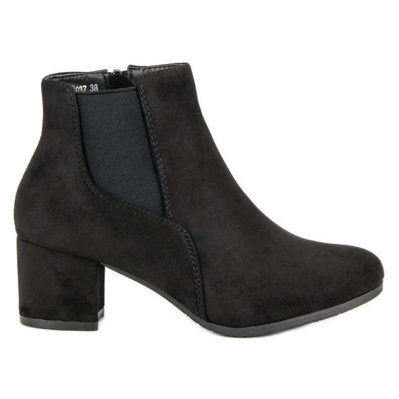 Nio Nio Chelsea-Stiefel aus Wildleder in Schwarz