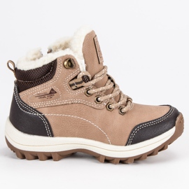 Arrigo Bello Jungenschuhe mit Schaffell braun