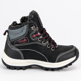 Arrigo Bello Jungenschuhe mit Schaffell schwarz