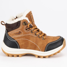 Arrigo Bello Jungenschuhe mit Schaffell braun