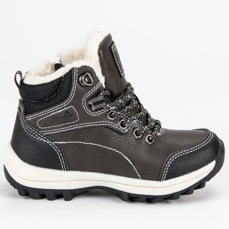 Arrigo Bello Jungenschuhe mit Schaffell grau