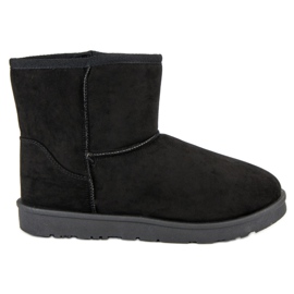 Vices Mukluki Laster aus Wildleder schwarz