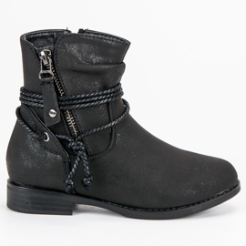Stylische VINCEZA-Stiefel schwarz