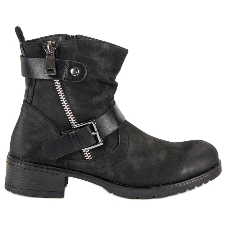 VINCEZA Herbststiefel schwarz