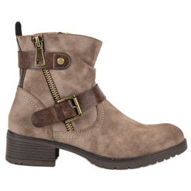 VINCEZA Herbststiefel braun