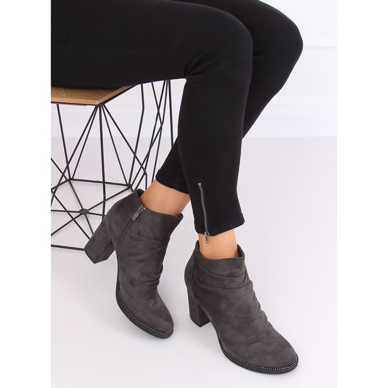 Graue High Heels FA177 Grau