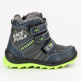 American Club Isolierte amerikanische Schuhe blau