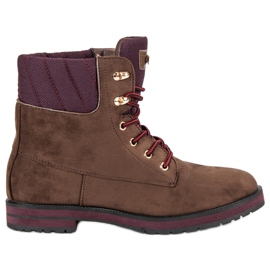 Ideal Shoes De-2750br braun