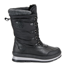 Mckeylor Modische schwarze Schneestiefel