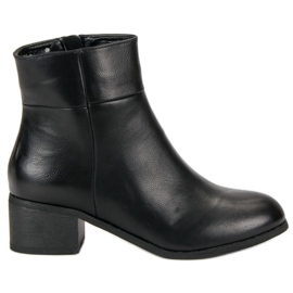 Small Swan Klassische Stiefel mit hohen Absätzen schwarz