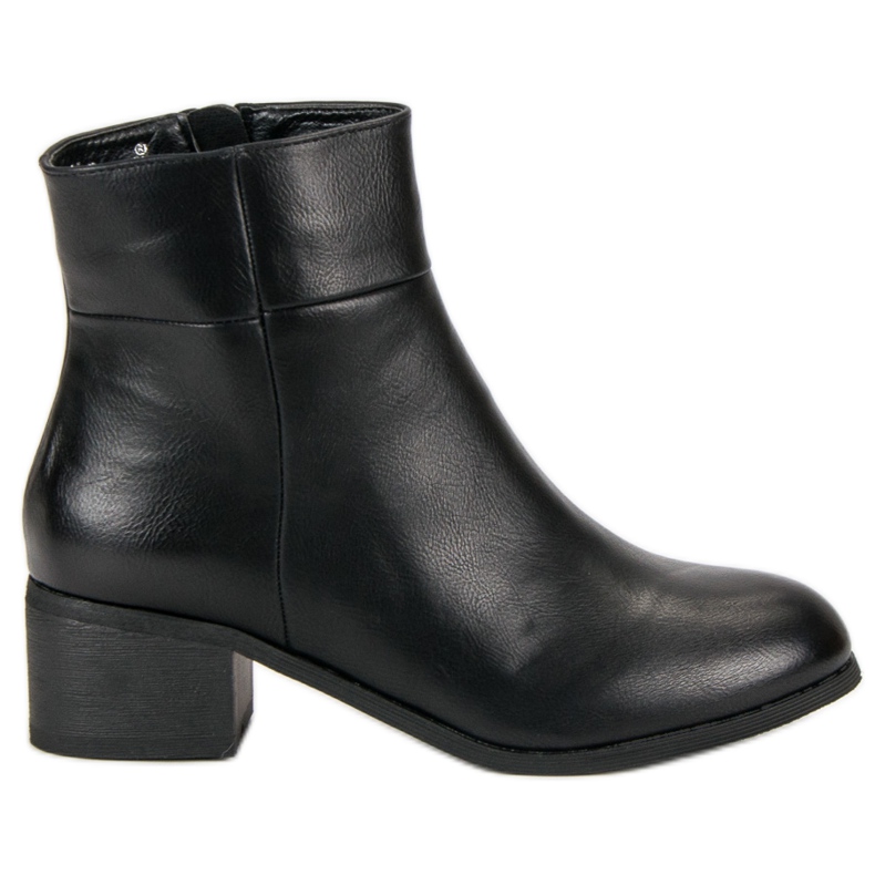 Small Swan Klassische Stiefel mit hohen Absätzen schwarz