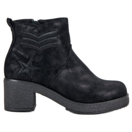 Kylie Militärstiefel für Damen schwarz