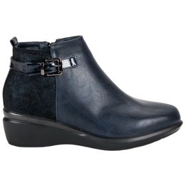 Kylie Bequeme marineblaue Stiefel mit Isolierung
