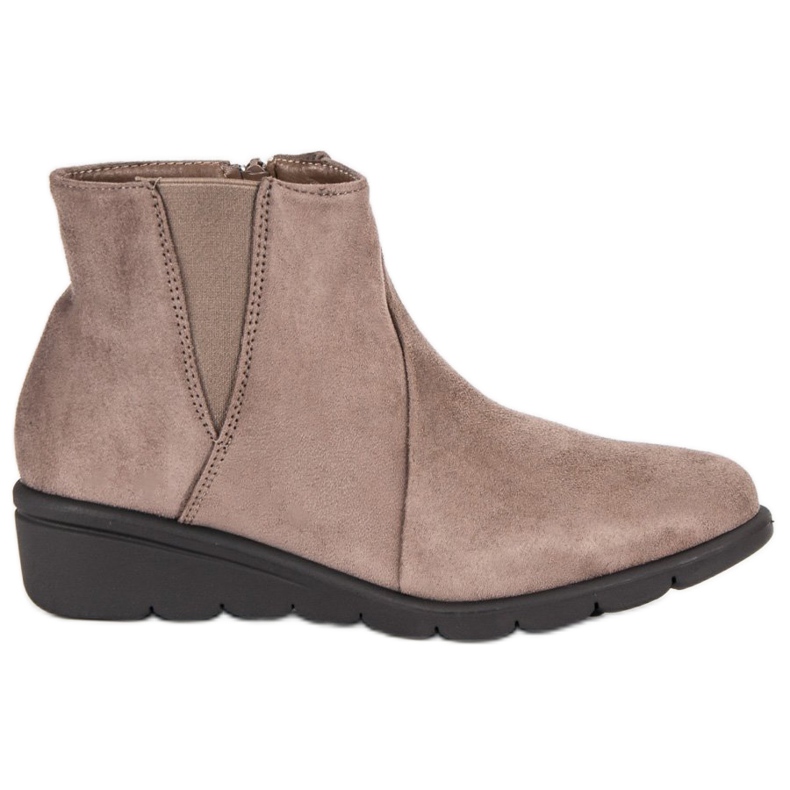 Kylie Wildleder Stiefeletten braun