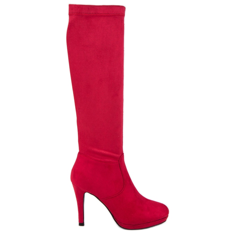 Small Swan Sexy Damenstiefel rot