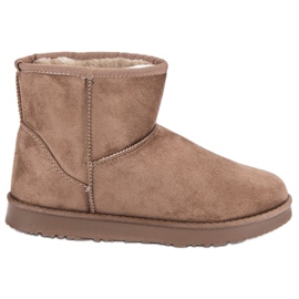 Kylie Schneeschuhe zum Hineinschlüpfen braun