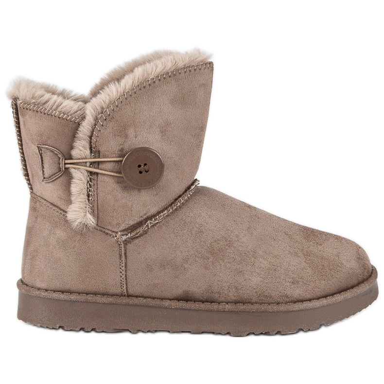 Kylie Wildleder Mukluki braun