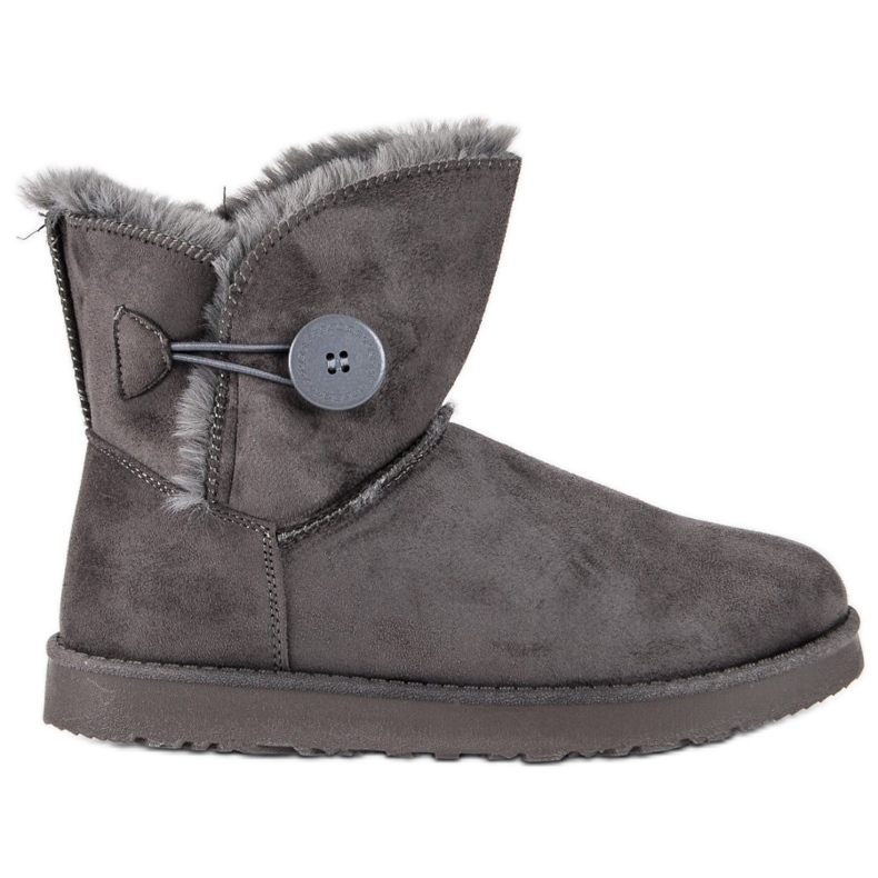 Kylie Wildleder Mukluki grau