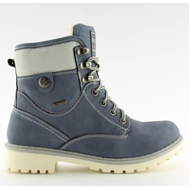 Isolierte blaue Holzstämme GD-TL01 blau