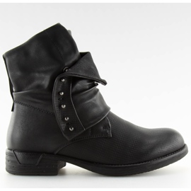 Schwarze Stiefel für Damen JA3153 Schwarz